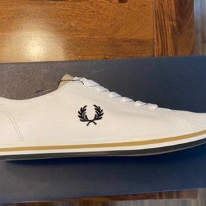 Fred Perry White Kingston Shoes